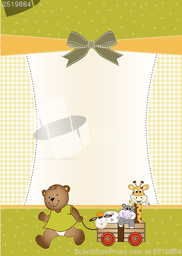 Image of baby shower greeting card