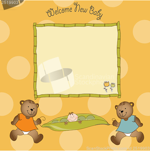 Image of baby announcement card