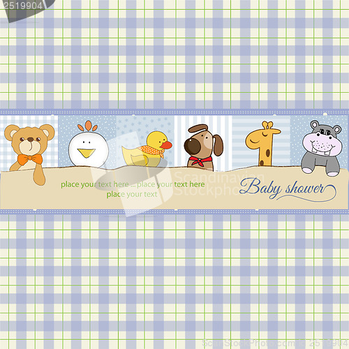 Image of baby shower announcement card