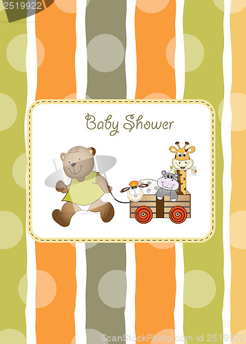 Image of baby shower greeting card
