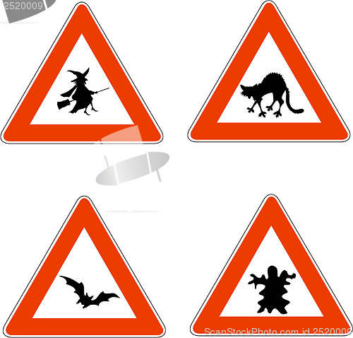 Image of halloween signs