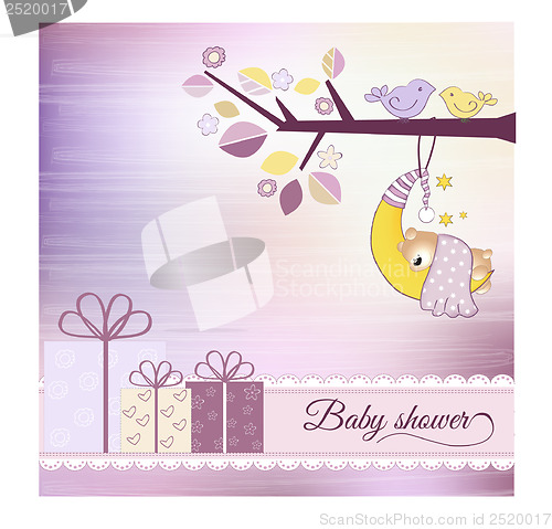 Image of baby shower announcement