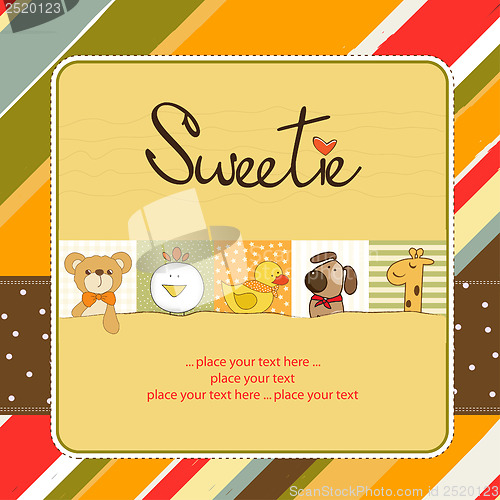 Image of baby shower announcement