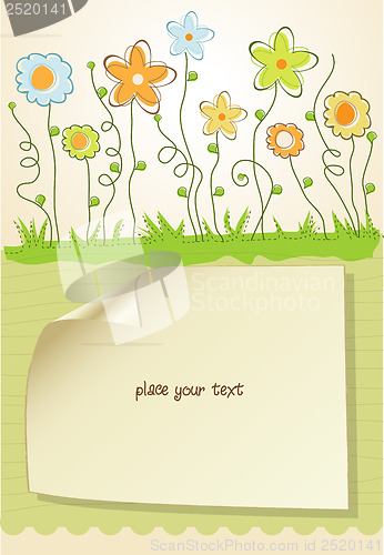 Image of Cute floral background
