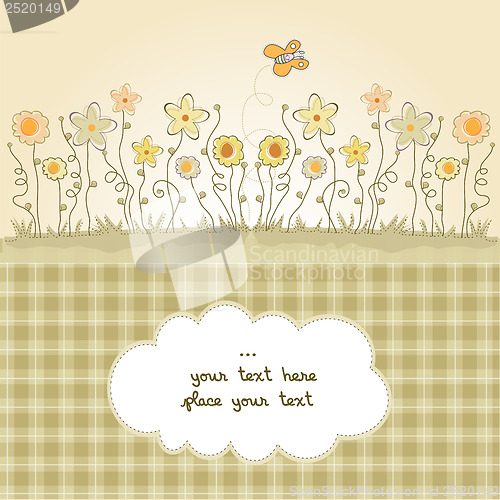 Image of Cute floral background