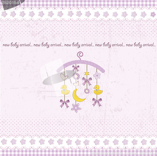 Image of welcome baby announcement card