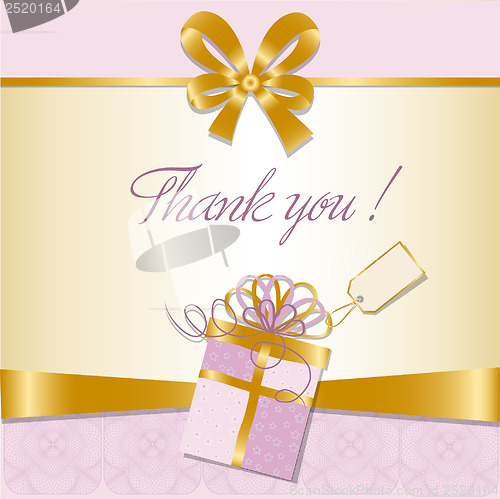 Image of thank you card