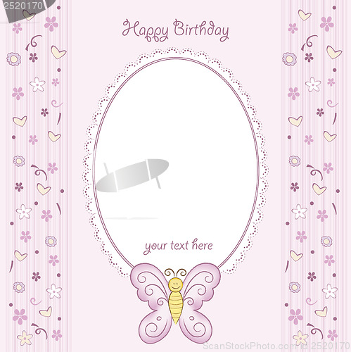 Image of butterfly birthday card