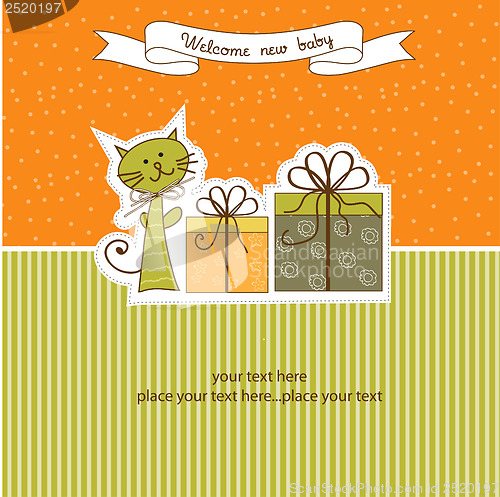 Image of Birthday announcement card