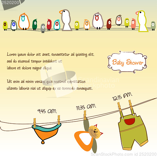 Image of baby shower card