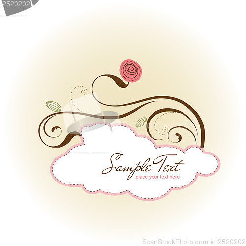 Image of seamless pattern background with flowers