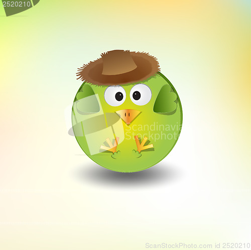 Image of cute little boy bird