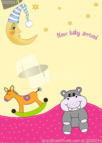 Image of  baby announcement card