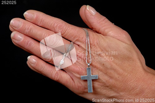 Image of Woman is praying