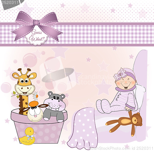 Image of welcome new baby girl