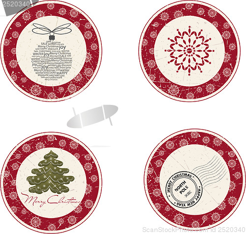 Image of Christmas labels