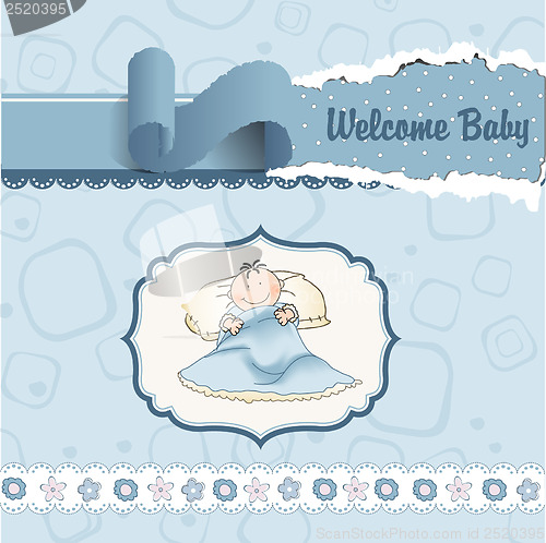 Image of welcome new baby boy