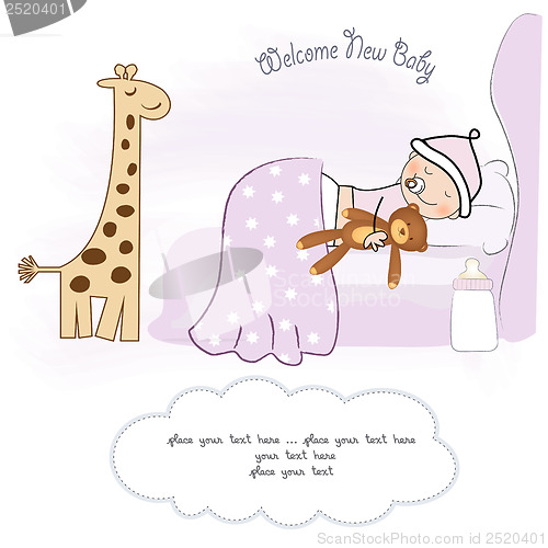 Image of welcome new baby girl