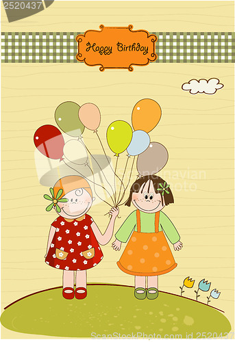 Image of best friends greeting card