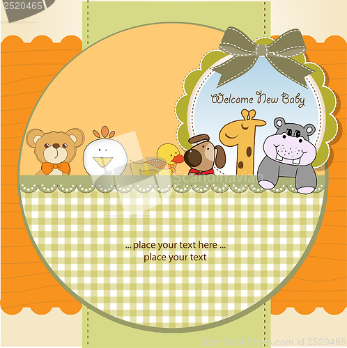 Image of baby shower announcement
