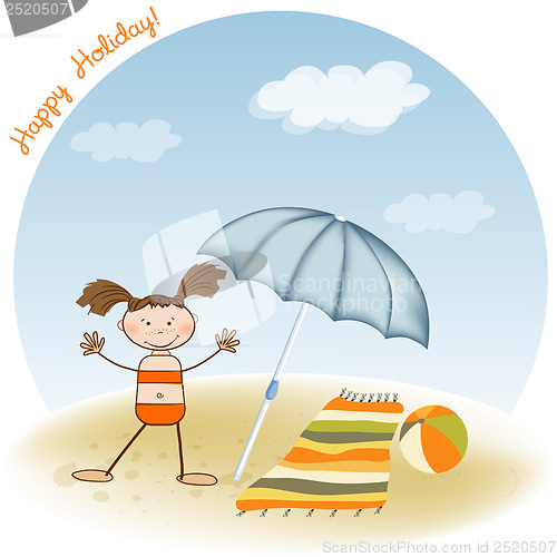 Image of Girl on the beach