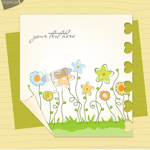 Image of Cute floral background