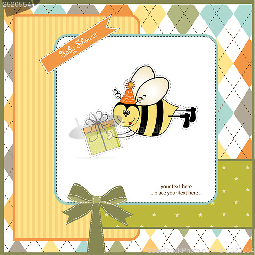 Image of birthday card with bee