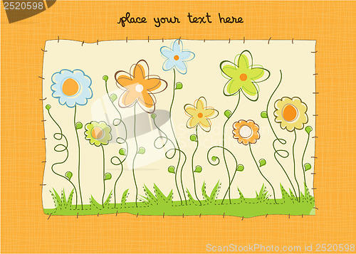Image of Cute floral background
