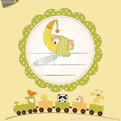 Image of welcome baby card