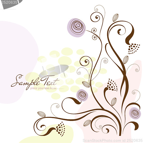 Image of seamless pattern background with flowers