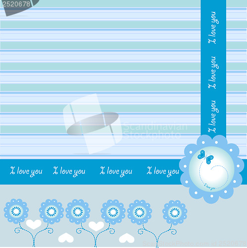 Image of flowers greeting card