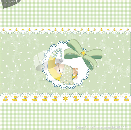 Image of baby boy shower card