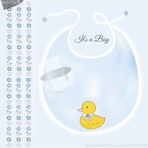 Image of baby shower card with little duck