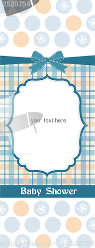 Image of baby boy shower card