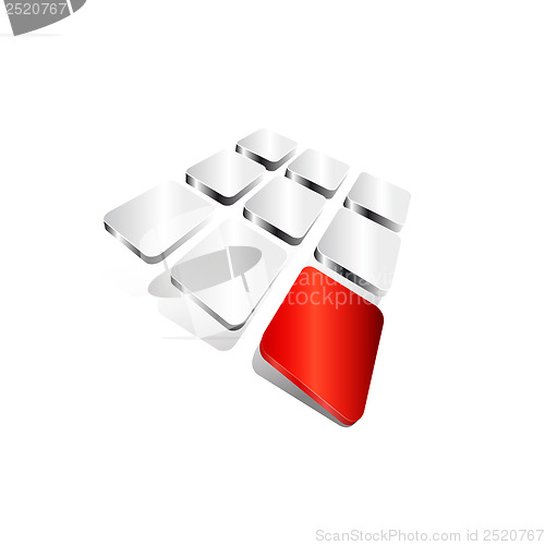 Image of Abstract colorful  shape vector background