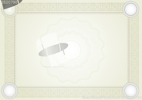 Image of diploma certificate