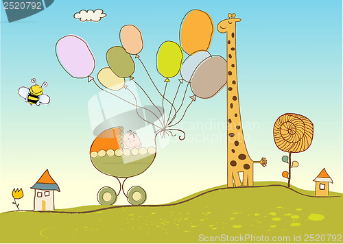 Image of new baby boy arrived