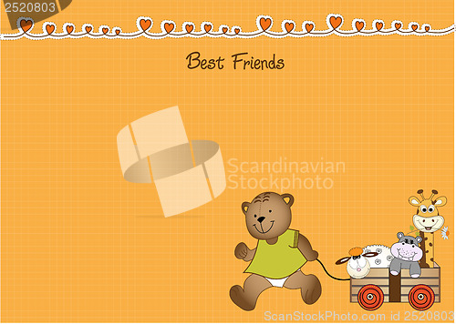 Image of baby shower greeting card