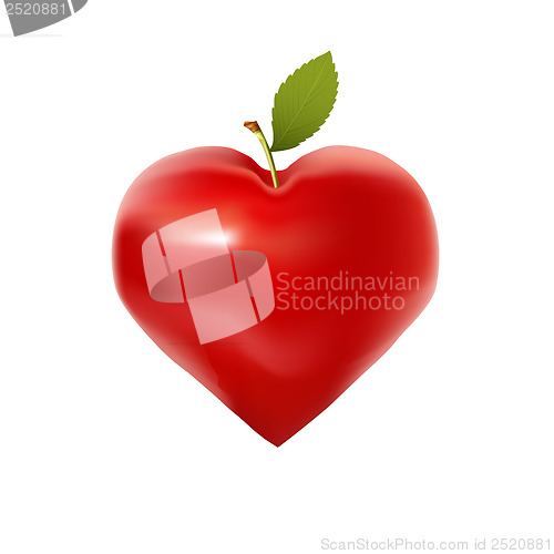 Image of apple heart