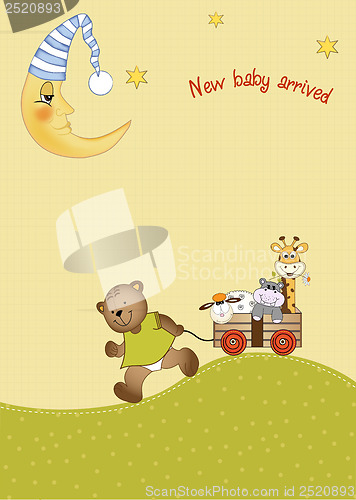Image of baby shower greeting card