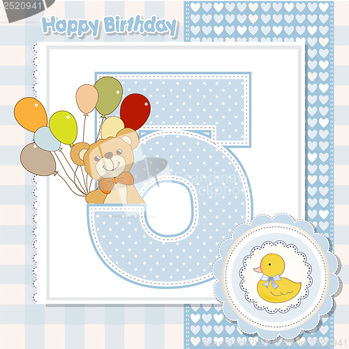 Image of the fifth anniversary of the birthday