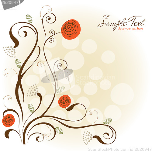 Image of seamless pattern background with flowers