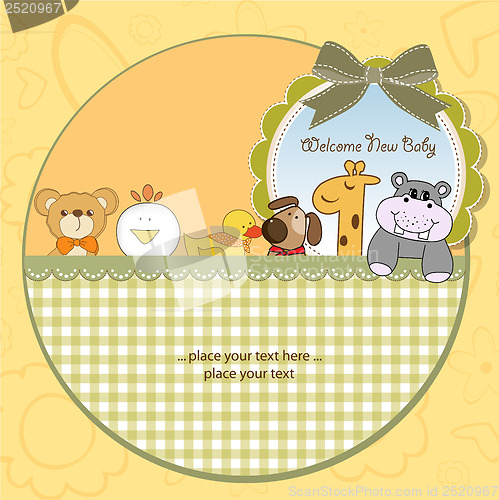 Image of baby shower announcement