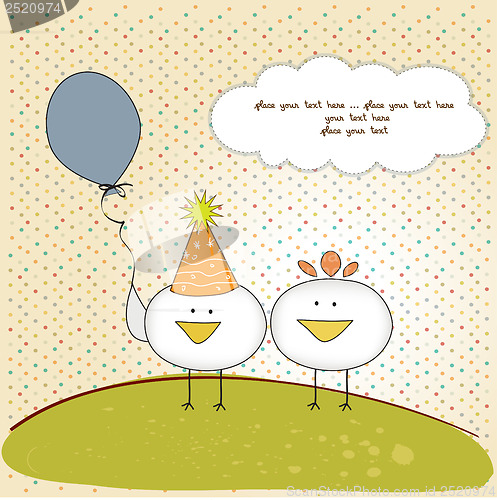 Image of funny birthday party greeting card