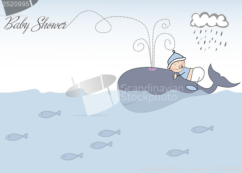 Image of baby shower announcement