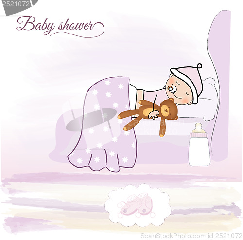 Image of welcome new baby girl