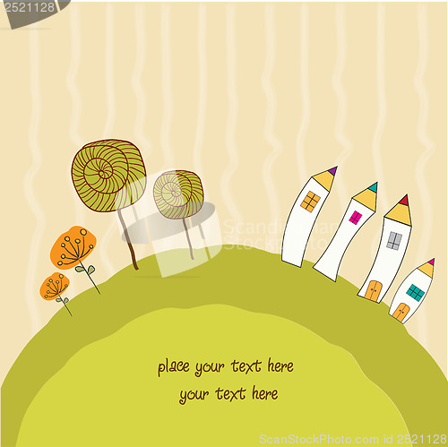 Image of fairytale vector illustration