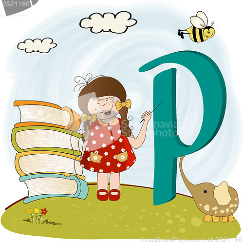 Image of children alphabet letters