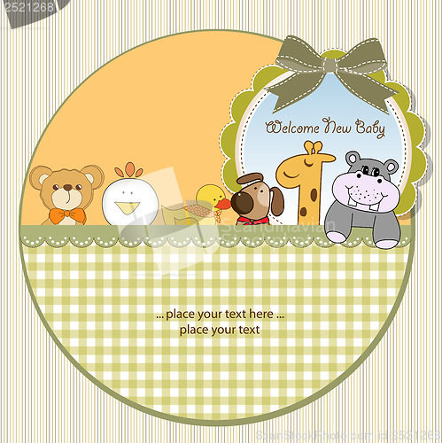 Image of baby shower announcement