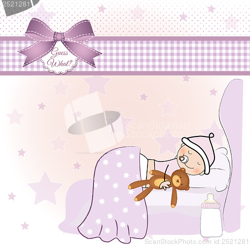 Image of welcome new baby girl